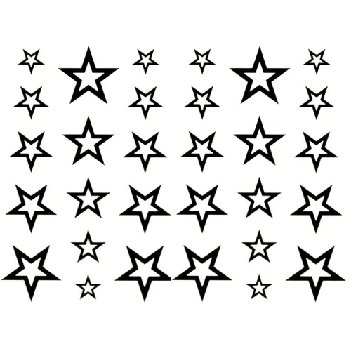 Miniatura 10 de Más de 50 hojas de tatuajes temporales pequeños geométricos pequeños para niños y adultos, pequeño símbolo de póquer, corazón estrella, tatuajes