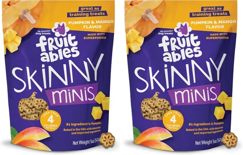 Miniatura 11 de Fruitables Skinny Mini golosinas para perros, golosinas saludables de batata para perros, bajas en calorías y deliciosas, para entrenamiento