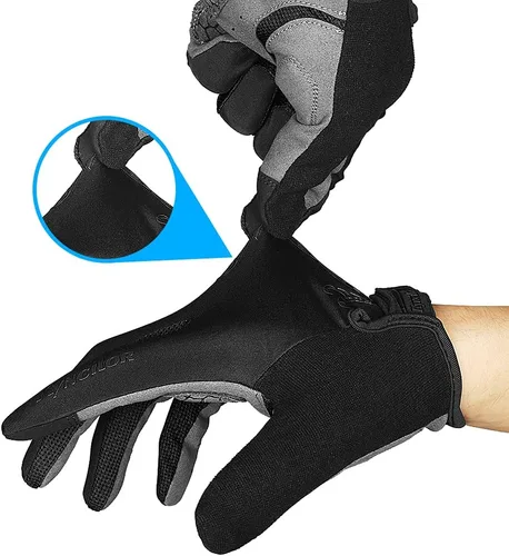 Miniatura 3 de Kyncilor Guantes de ciclismo, guantes de ciclismo, guantes de correr para hombres y mujeres, guantes de entrenamiento de dedo completo, pantalla