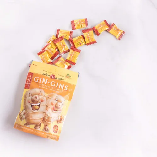 Miniatura 3 de GIN GINS - Caramelo duro de jengibre de doble fuerza – Caramelo 100% natural de The Ginger People – Golosinas saludables envueltas individualmente