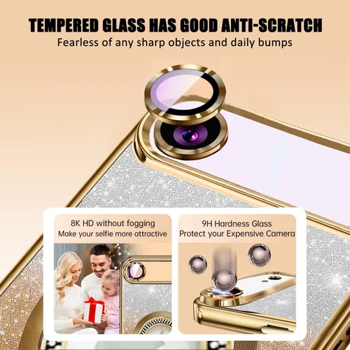 Miniatura 27 de Misscase Funda magnética con purpurina para iPhone 11 compatible con MagSafe, protección completa, delgada, a prueba de golpes, antiarañazos