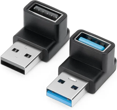 Miniatura 14 de Paquete de 2 adaptadores USB 3.0/3.1 macho a macho y adaptador OTG 3.0 USB A a A, extensión o expansión