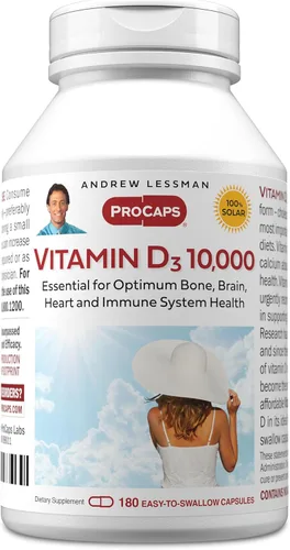 Miniatura 11 de Andrew Lessman Vitamina Cápsulas – Alta Potencia, esencial para la absorción de calcio, apoya la salud de los huesos, la función muscular saludable
