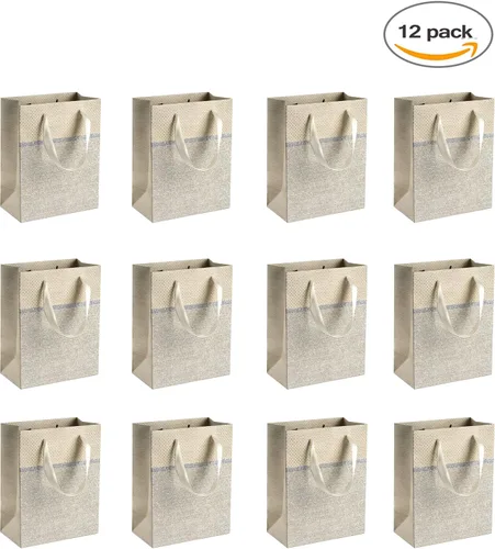 Miniatura 4 de Hammont Bolsas de regalo de boda para invitados de hotel, bolsa de dama de honor con purpurina brillante, bolsa de recuerdo de fiesta, baby shower