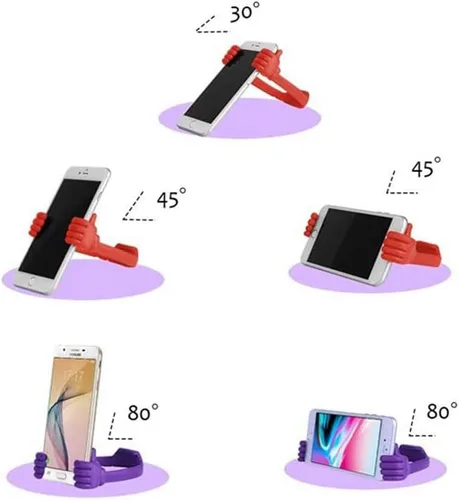 Miniatura 5 de Kinizuxi Soporte de Pulgar para Celular de Escritorio para Navidad, Soporte Universal Flexible para Celular para Soporte de Tableta, Soporte