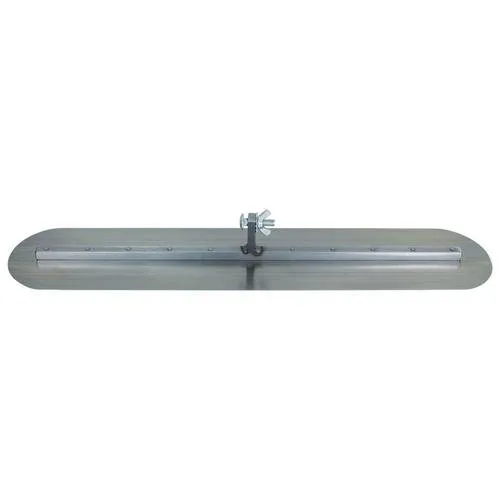 Kraft Tool CC651, Paleta plana Gunite Fresno de extremo redondo de 24" x 5" con soporte de horquilla de acción única, paquete de 6 unidades