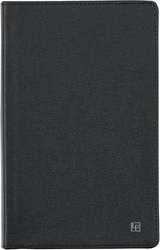 Miniatura 14 de Cuaderno de escritura clásico de cuero, tapa blanda, rayado estrecho, tabla de contenido y páginas numeradas Britannica Rojo