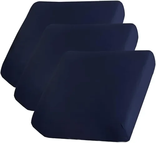 Miniatura 7 de AURLOE Fundas impermeables para sofá de 2 piezas, funda elástica para sofá, protector de muebles con elástico, adecuado para loveseat, sofá de 2