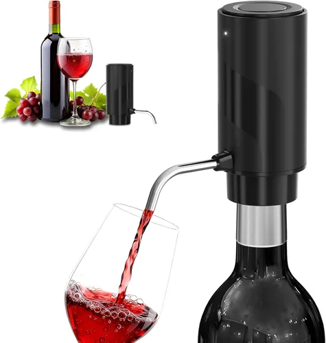 Miniatura 10 de Aireador eléctrico de vino, bomba dispensadora de vino, vertedor automático de vino, decantador de vino instantáneo, oxigenador de vino de un toque