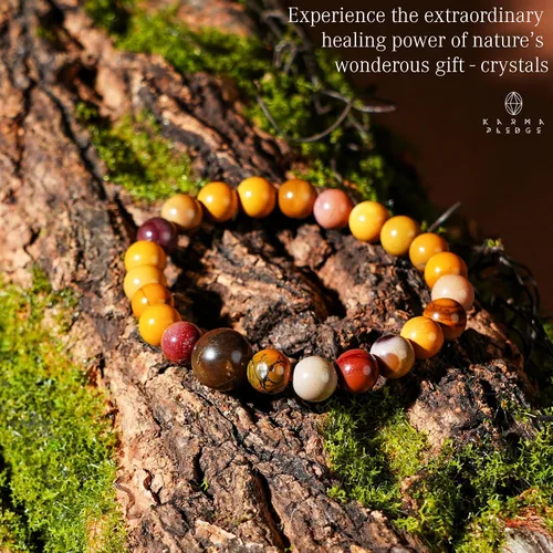 Miniatura 70 de Pulseras de cristal curativo para mujeres y hombres, espiritual, energía positiva y equilibrio, pulseras de cuentas de cristal natural hechas a mano
