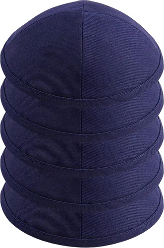 Miniatura 15 de Paquete de 5 piezas – Hq Satin/Lino/Velvet/Seda Cruda/Gamuza Kippah para hombre, sombrero Yamaka diseñado en Israel – Kippot Bulk