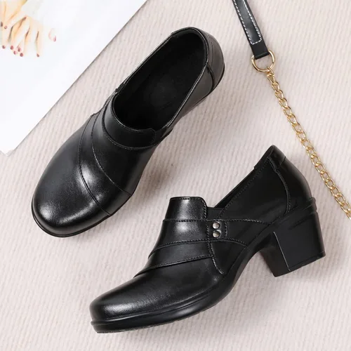 Miniatura 5 de Mocasines para mujer, casuales, cómodos, zapatos de tacón para mujer, mocasines y zapatos de trabajo para oficina, zapatos de negocios elegantes