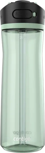 Miniatura 9 de Contigo Ashland 2.0 Botella de agua a prueba de fugas con bloqueo de tapa y popote angulado, apta para lavavajillas, tapa intercambiable, paquete