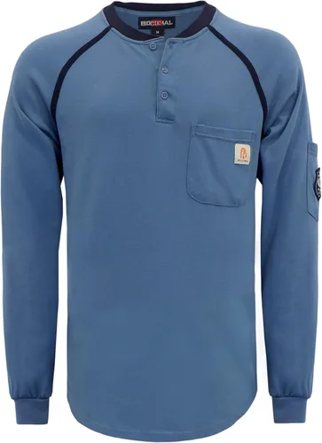 Miniatura 72 de BOCOMAL FR Shirts - Camisa ligera de 5.5 onzas de manga corta y resistente al fuego/ignífuga