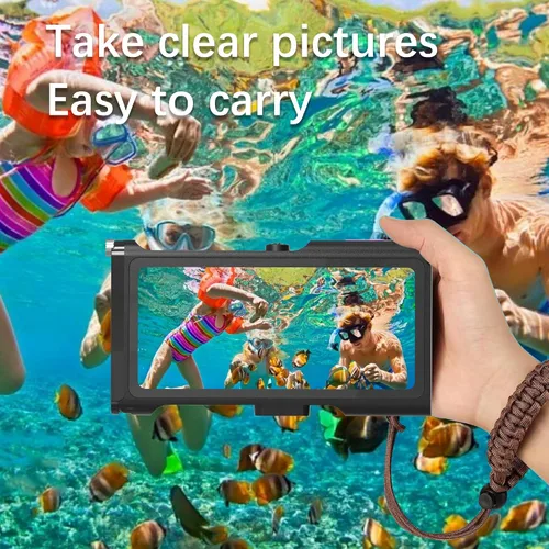 Miniatura 6 de ShellBox Case Funda de buceo de 3ª generación para Samsung Galaxy y iPhone Series, teléfonos universales [4.9-6.9 pulgadas], buceo de 49.2 ft/50
