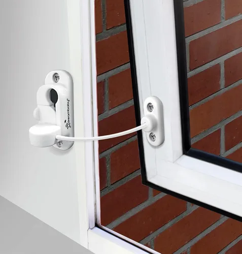 Miniatura 5 de Dreambaby Breezz-Safe - Bloqueo de restrictor de ventana deslizante sin llave para niños - Tope de seguridad para bebés - Blanco