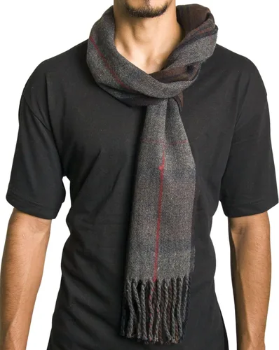 Miniatura 148 de Alpine Swiss Bufanda a cuadros para hombre, ultra suave, chal de invierno, cálido, ligero, para clima frío