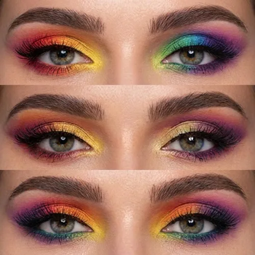 Miniatura 5 de BestLand Paleta de sombras de ojos arcoíris de 39 colores, maquillaje profesional, paletas de sombras de ojos metalizadas mate, polvo ultra