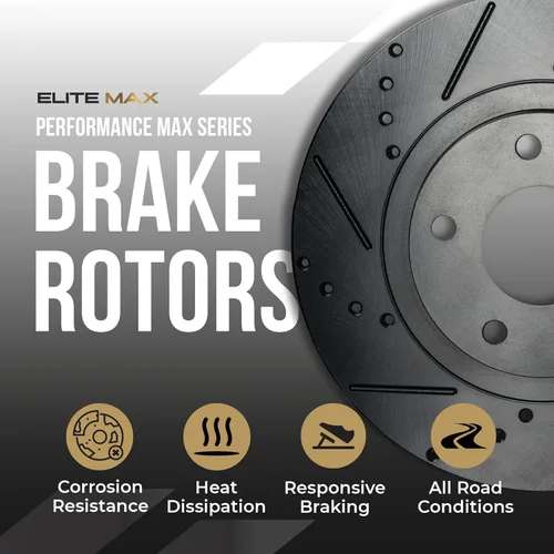 Miniatura 6 de Kit de frenos traseros Max Advanced Brakes compatible con Subaru Impreza Forester Outback Legacy BRZ 2008-2011 2012 2013 2014 Rotores de freno