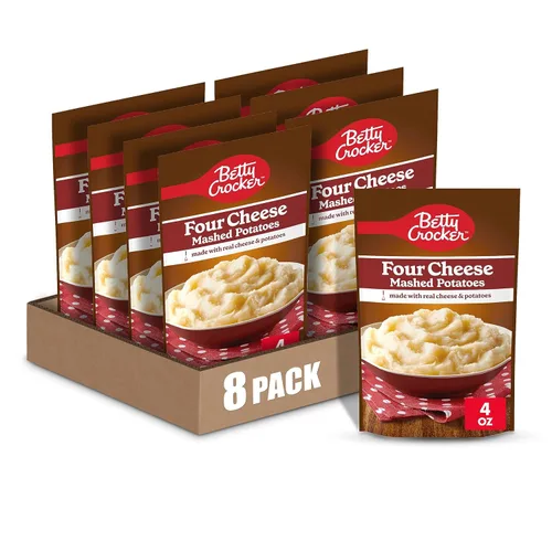 Miniatura 11 de Betty Crocker Puré de papas con mantequilla cremosa, hecho con papas reales, 4 onzas (paquete de 8)
