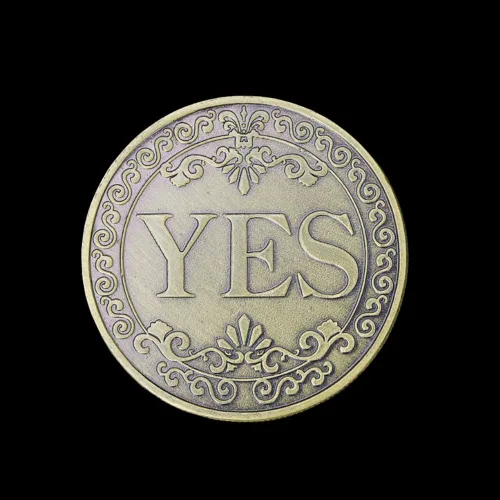 Miniatura 2 de Glamtune Novedad Sí No Challenge Coin Medallion Collector