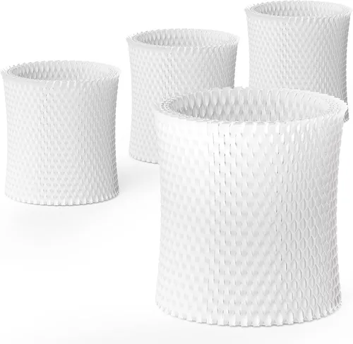 Miniatura 11 de Leemone Paquete de 6 Filtros de Reemplazo para Humidificador de Cama Compatible con Humidificadores de Cama con Dosel y de Guardería, Hecho