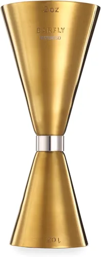 Barfly Medidor de Bebidas, 1 oz x 2 oz Estilo Delgado, Dorado