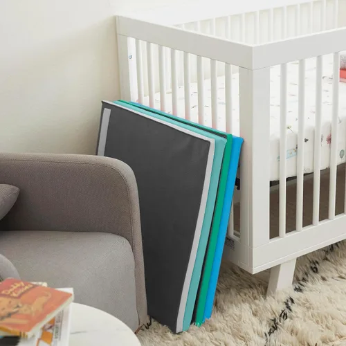 Miniatura 11 de ECR4Kids SoftZone Quad Fold-N-Go Activity Mat, Folding Playmat, Contemporary