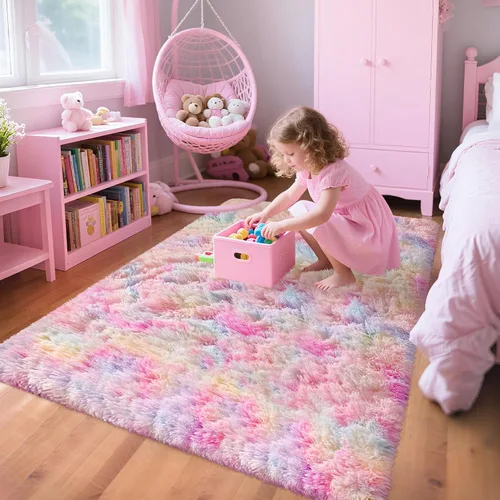 Miniatura 43 de Alfombras de pasillo beige de 2 x 6 pies para dormitorio, sala de estar, alfombra de felpa suave y esponjosa, alfombra de pasillo para pasillos