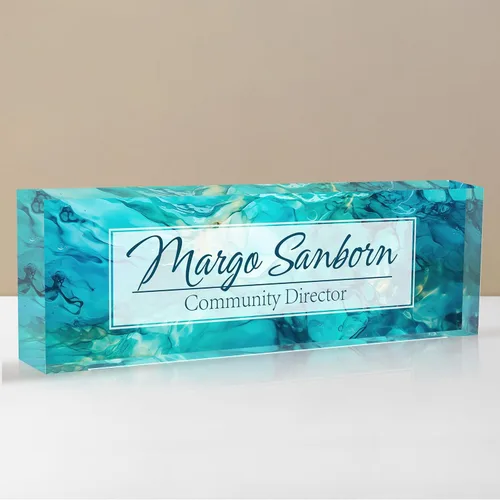 Miniatura 36 de Placa de nombre personalizada para escritorio, placa de nombre de escritorio personalizada, placa de nombre acrílica, accesorios de escritorio