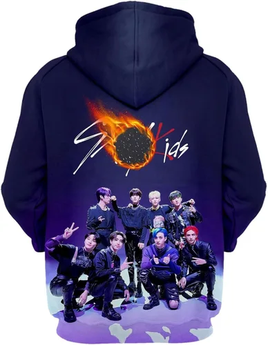Miniatura 2 de Kpop Sudaderas con capucha 3D impresas unisex sudaderas sudadera chaqueta para mujeres y hombres