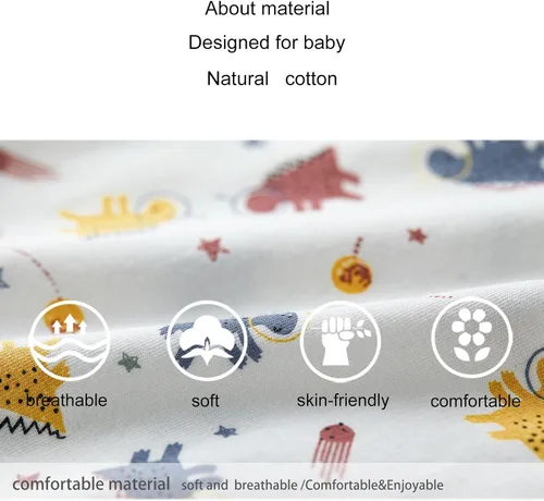 Miniatura 232 de pureborn Mameluco de algodón súper suave para bebés niños y niñas de 0 a 24 meses