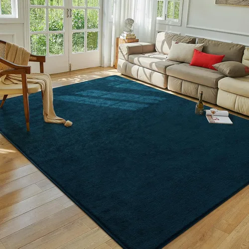 Miniatura 19 de Softlife Alfombra verde de 2 x 6 pies para dormitorio, sala de estar, lavable, suave, esponjosa, alfombra de pasillo antideslizante, alfombra