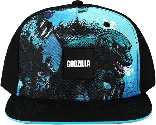 Godzilla - Corona sublimada con parche de goma para niños, multicolor, Multi colorido