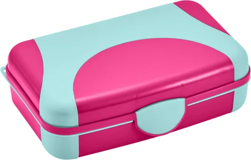 Miniatura 6 de LockerMate by Bostitch Estuche rígido para lápices, caja de lápices de plástico duradero, diseño apto para niños, negro y transparente