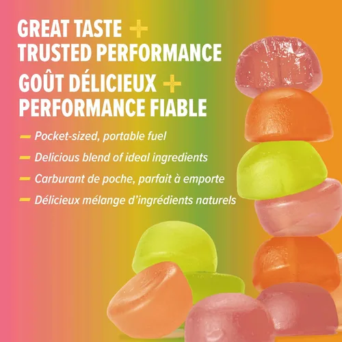 Miniatura 5 de Honey Stinger Masticables energéticos orgánicos Citrus Splash, sin gluten y sin cafeína, para ejercicio, correr y rendimiento, nutrición deportiva