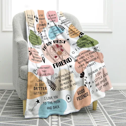 Miniatura 28 de Jekeno Manta con estampado de niña negra afroamericana con texto en inglés "I AM The Queen", regalos para mujeres, niños, niñas, amigas, decoración