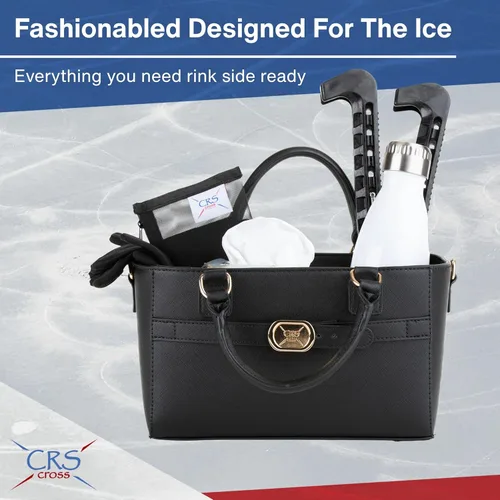 Miniatura 44 de CRS Cross Rink Side Tote. Ice Skating Accessory Bag-Figure Skating, Roller, Inline Skaters, Dance, Cheer.Organizes Guards Water Bottle Phone