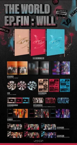 Miniatura 2 de ATEEZ - The World EP.FIN : Will (Vol.2) Álbum (Set de 3 versiones)