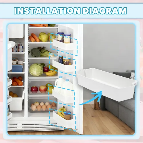 Miniatura 3 de Kojem 2187172 WP2187172 - Estante para puerta de refrigerador compatible con la mayoría de Roper, Kitchenaid, Kirkland Whirlpool Refrigerador 1 pieza