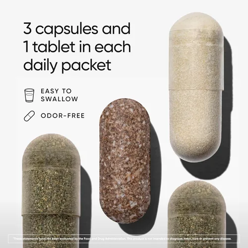 Miniatura 4 de Multivitamínico para mujeres, suplemento todo en uno complejo con vitamina B12, A, C, biotina, D, E, folato, magnesio - 77 nutrientes para la salud
