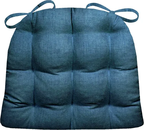 Miniatura 32 de Barnett Home Decor Cojines de Silla de Mimbre para Interiores y Exteriores - Azul Boutique Floral Tamaño Grande para Silla de Patio 19 x 19