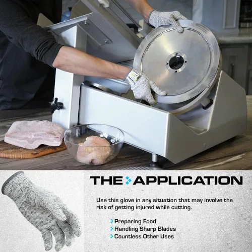 Miniatura 5 de Glove Station Guantes de corte ultra duraderos de la serie resistentes a los cortes, guantes de corte para chefs, barbacoa y cocina, protección