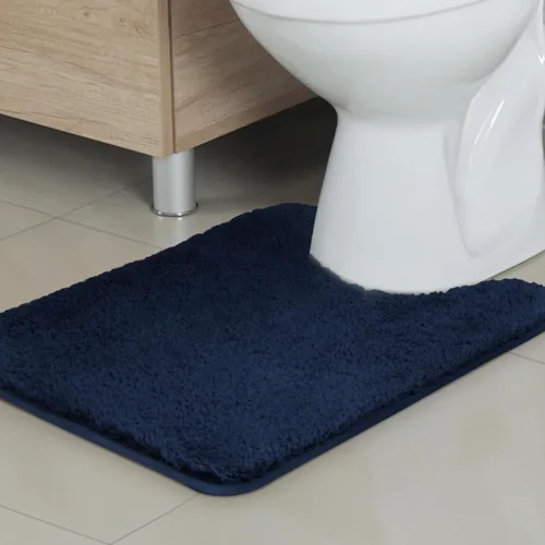 Miniatura 23 de TECHMILLY Alfombras Corredoras de Baño Super Suaves Peludas, Alfombras de Baño de Microfibra Gruesas Antideslizantes Absorbentes, Tapete de Baño