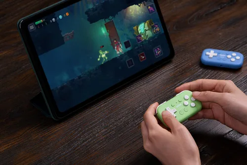 Miniatura 8 de 8Bitdo Micro Bluetooth Gamepad Pocket-sized Mini Controller for Switch, Android, and Raspberry Pi, Supports Keyboard Mode (Blue)
