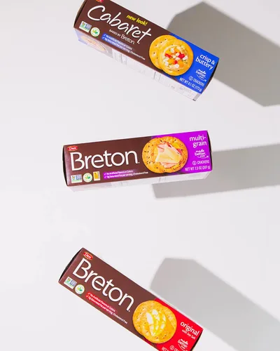 Miniatura 4 de Breton Galletas multigrano, 7.3 onzas (paquete de 3)