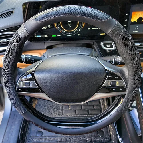 Miniatura 2 de XHRING Funda para volante de automóvil para Toyota Tacoma 2012-2025 4Runner 2010-2025 Tundra 2000-2025 Sequoia 2014-2024 2/4 puertas SR5 Trail