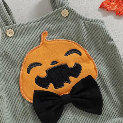 Miniatura 5 de Shejingb My First Thanksgiving - Mameluco de pana sin mangas para bebé recién nacido, de pana, para otoño