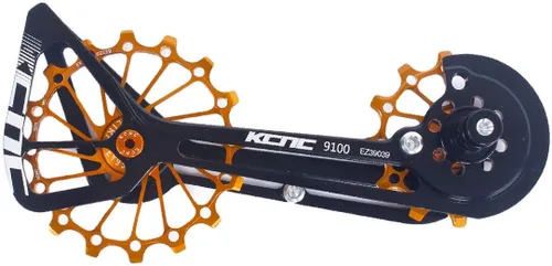 KCNC Road Cyclocross Bicicleta Bicicleta OSPW Desviador de gran tamaño Polea Sistema de rueda para Shimano R9100/R8000 uso 12t top+16t inferior