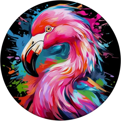 Miniatura 3 de PopSockets con gráficos gráficos de flamencos coloridos y geniales PopGrip intercambiables